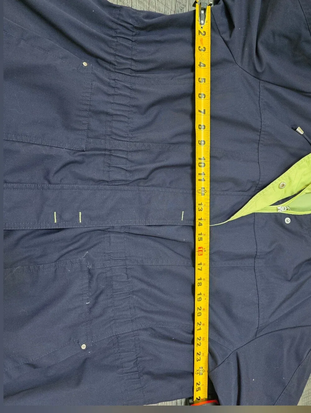 MacKintosh Cotton Anorak Jacket w Hooded Lime Trim (Sz:2x)